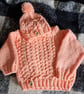 Beautiful lace effect handknit jumper - Image 1