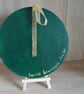 Daffodils original painting on circular thin wood.  Springtime decoration.    - Image 7