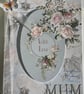 With love Mum faded elegance old roses Mother's Day card