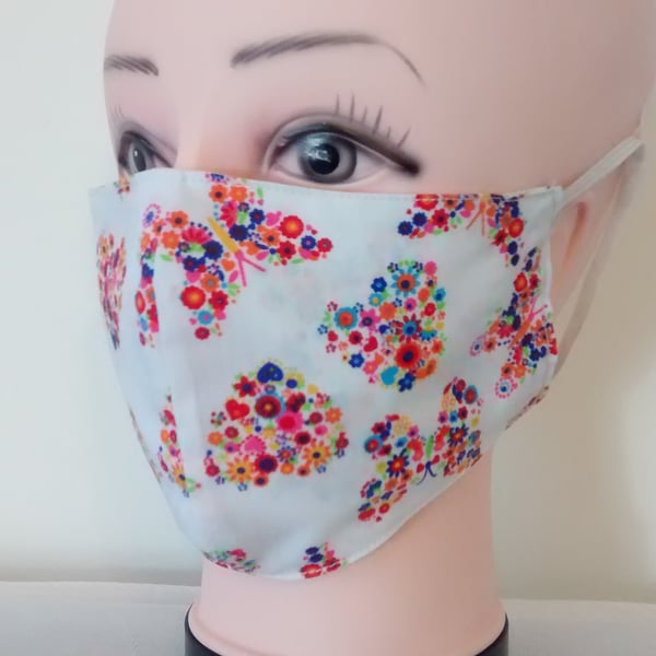 Handmade reusable adult face mask.