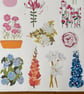 Flower Sticker Sheet, Monthly Birth Flowers, Soft Muted Stickers, Journalling - Image 4