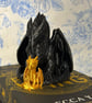 Tairn Black Dragon 3D Print – Fourth Wing Inspired Bookshelf Decor - Image 3