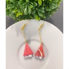 Tree Earrings, Origami Tree Earrings, Paper Tree Earrings, Tree Earrings