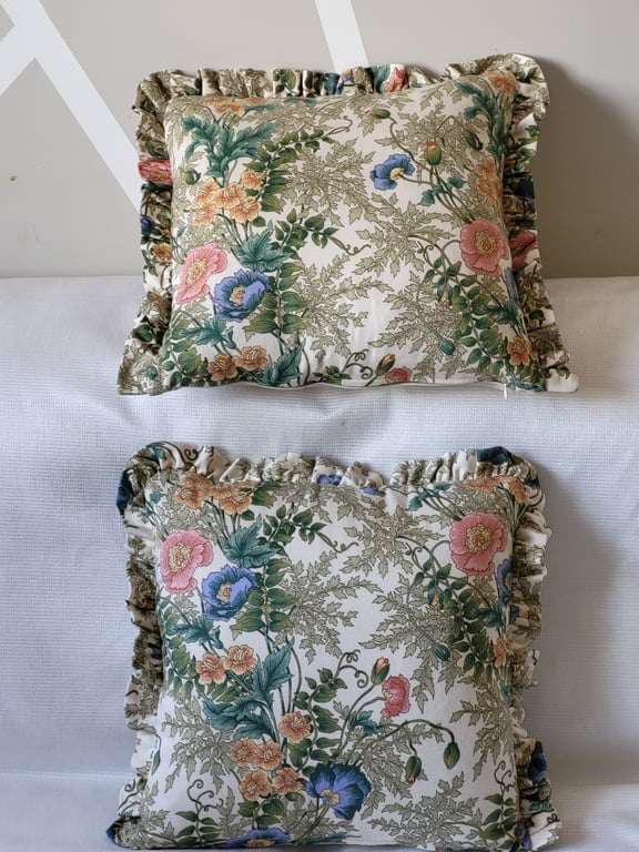2 original vintage 60' Moygashel cushion covers