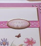 Best Wishes Card - Pink - Spring Garden - Image 3