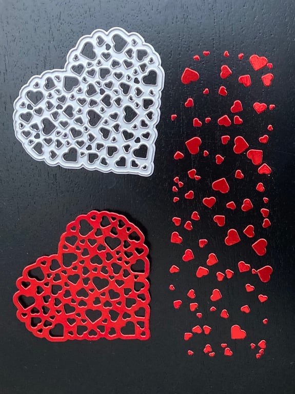 Lots of Love Heart Valentines Cutting Die