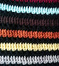 Ladies crocheted multicoloured V neck jumper. Size 12 to 14. - Image 4