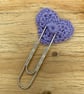 Lilac heart bookmark  - Image 5