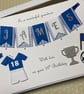 Personalised Football Birthday Card Son Grandson Dad 18 21 50 60 30 Any Age  - Image 2