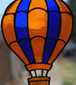 Stained glass hot air balloon large