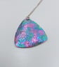 Titanium Coloured Delta Pendant Necklace (NKTTNKTR1) - UK Free Post - Image 2