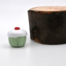 small glass cupcake keepsake