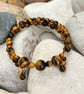 Tigers Eye memory wire bracelet - Image 1