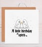 Ghost Birthday Card, Funny Pun Birthday Card, Spooky Birthday Card. - Image 2