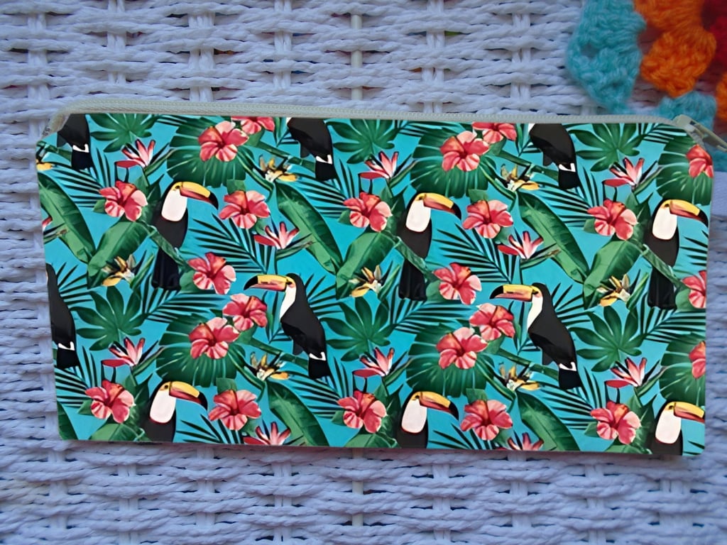 Tropical Toucan Pencil Case 