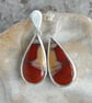 Mookaite and sterling silver drop earrings - Image 4