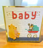  Winnie the Pooh & Friends New Baby Card – Handmade 8x8”