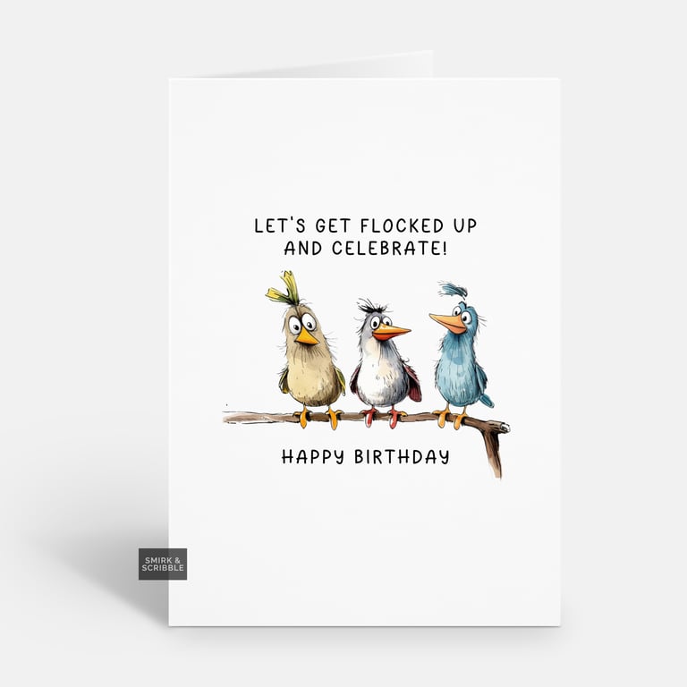 Unique Funny Birthday Card For Him Or Her 