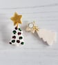 Christmas Leopard print earrings CHOOSE YOUR STYLE - Image 2