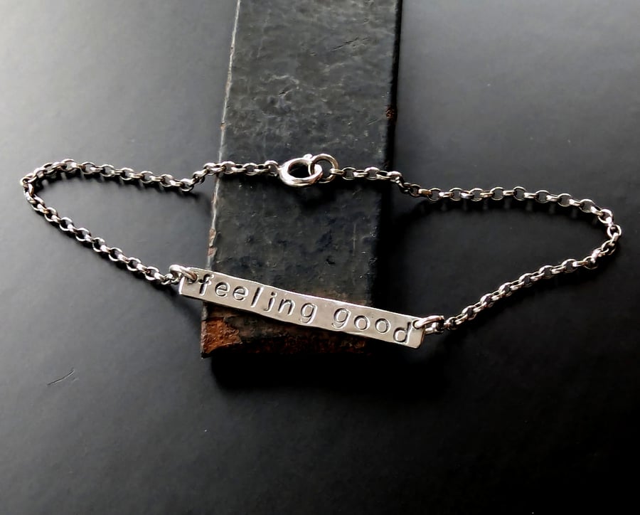 Sterling Silver Feeling Good Bracelet 