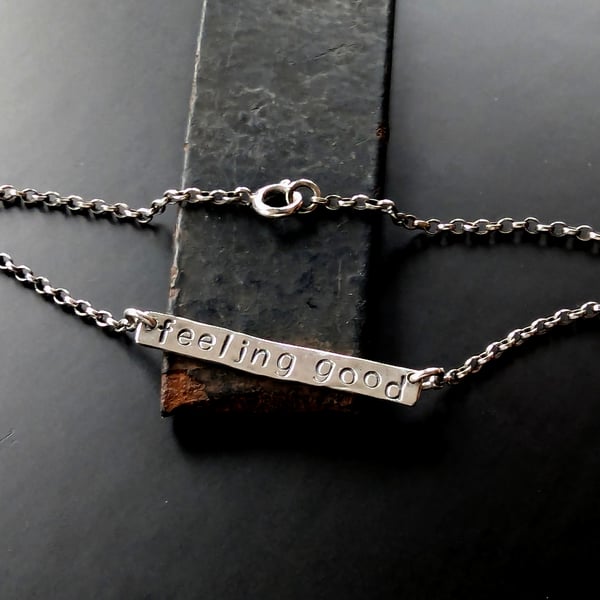 Sterling Silver Feeling Good Bracelet 