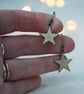 Enamel Star Dangly Earrings - Image 7