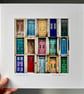 ‘Old Doors of Porto’ signed square mounted print 30 x 30cm FREE DELIVERY - Image 3