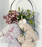 LIBERTY PRINT FLORAL MINI HEART - little pink buds - Image 7
