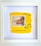 Rhino; framed image, mounted and printed on card and handmade paper - Image 4