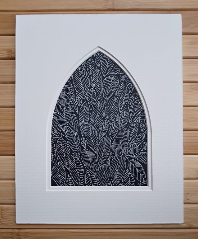 Leafy Meander, an original drawing