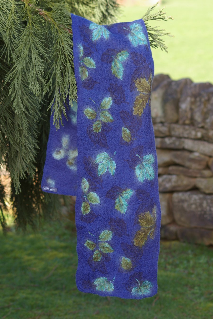 Lightweight Nuno Felted Scarf