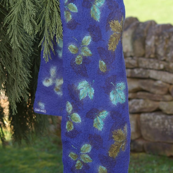 Lightweight Nuno Felted Scarf