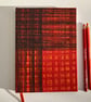 Handmade A5 Journal with Abstract Print 1950's Vintage Fabric - Image 2