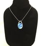 Teardrop Pendant in Peacock Colours - Image 1