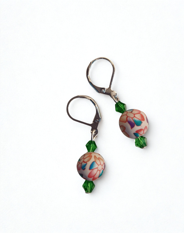 Gorgeous Fresh Floral Short Drops