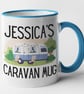 Personalised Name Caravan Mug  NEW Design Caravan Gift  - Image 1