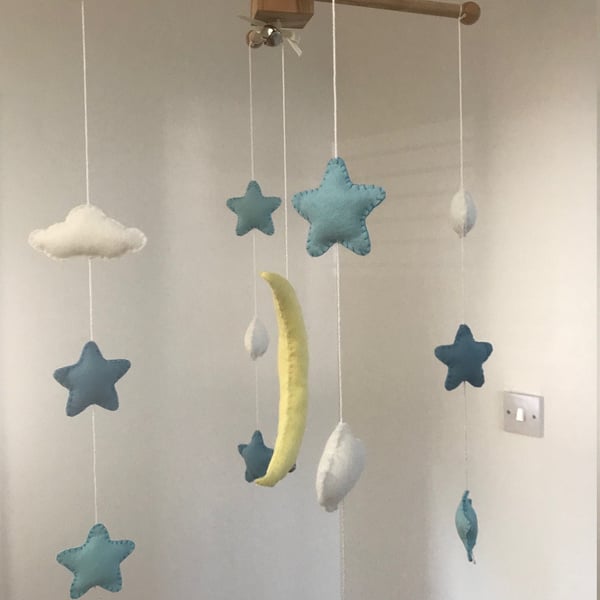 Felt Nursery Decoration, Handmade Hanging Decoration, Kids Room Decoration, Baby