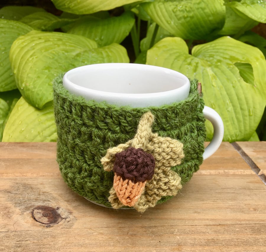 Acorn Mug Cosy, Fall Decoration