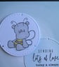 Rhinoceros Dressed as a Bee Birthday Card - Image 2