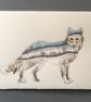 Winter landscape fox card - Image 2
