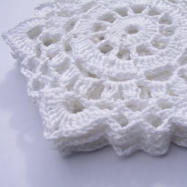 Small crochet doily set of 4