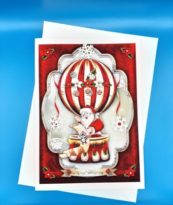 Children's Christmas card, Extra Large, Daughter, Granddaughter, Son, Grandson