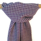 Dog Tooth Check Scarf
