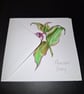 Original Hand Painted Greetings Card- Pheasant Berry - Image 2