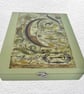 Moon: Decorated Wooden Trinket Keepsake Box 26cm