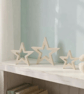 White Star Decoration Set of Three Modern Minimalist Home Decor Ornaments - Image 3