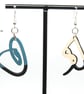 Mismatched Scribble Earrings - Handmade Wooden Jewellery Gift for Artist - Image 5