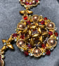 The Tudor Life seed bead and crystal necklace and earring set - Image 3