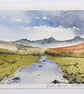 Moorland Stream. Blank Card. Original Watercolour Painting 260138 - Image 3