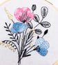 Floral Embroidery Kit - Hand Embroidery Kit - Image 2
